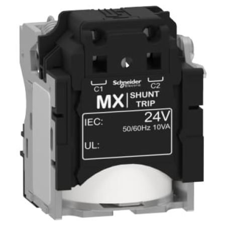(LV429384) Независимый расцепитель MX. Uн=24 В AC для Easypact CVS ил.compact NSX 100-630. Schneider Electric