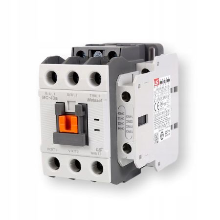 (1337011500) Контактор MC-40a Screw DC24V 1a1b . Iном=40 A. 18.5 кВт. 1NO+1NC. серия Metasol. LS Industrial Systems