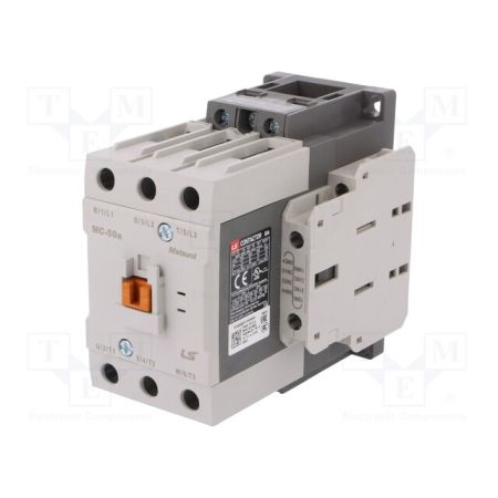 (1380010600) Контактор MC-50a LUG DC24V 1a1b . Iном=50 A. 22 кВт. 1NO+1NC. серия Metasol. LS Industrial Systems