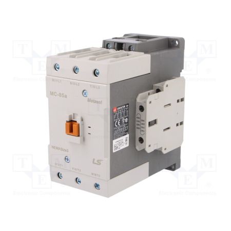 (1383012000) Контактор MC-85a LUG DC24V . Iном=85 A. 45 кВт. 1 NO + 1 NC. серия Metasol. LS Industrial Systems