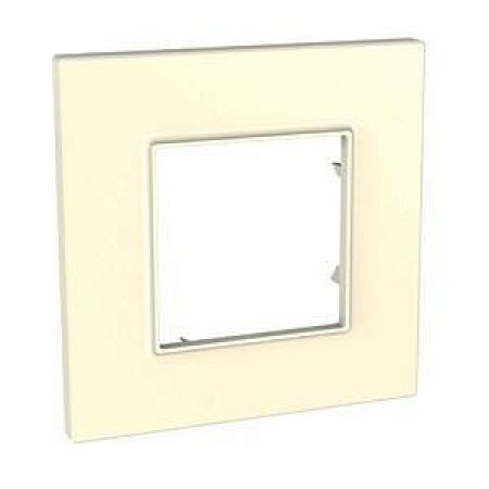 (MGU2.702.25) Рамка одноместная Unica Quadro слоновая кость. Schneider Electric