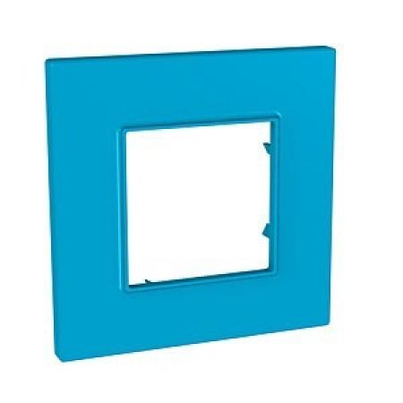 (MGU4.702.26) Рамка одноместная Unica Quadro Natura Aqua. Schneider Electric