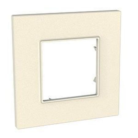 (MGU4.702.35) Рамка одноместная Unica Quadro Pearl серо-жемчужный. Schneider Electric