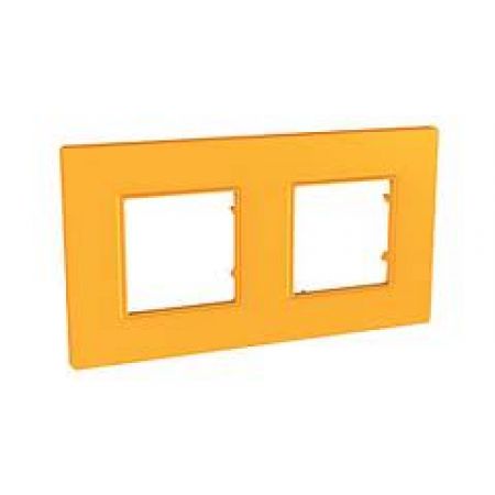 (MGU4.704.29) Рамка 2-х местная Unica Quadro Natura Cytrus. Schneider Electric