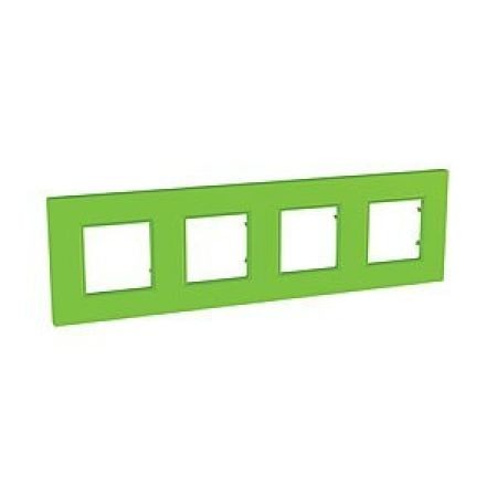 (MGU4.708.28) Рамка 4-х местная Unica Quadro Natura Bio. Schneider Electric
