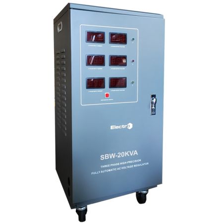(SBW20) Стабилизатор напряжения SBW-20000. 20кВА. трёхфазный. тиристорный. ElectrO