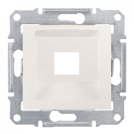SDN4300423 Накладка для информационной розекти RJ45. одномодульная RDM. кат. 5E. 6 UTP. Sedna слоновая кость