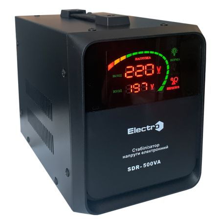 (SDR05EL) Стабилизатор напряжения SDR-500. 0.5кВА. электронный. напольный. ElectrO