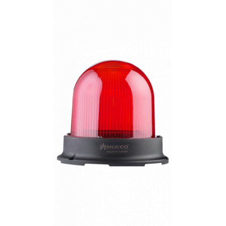 Проблесковый маяк SNT-1215-В-1. (smd LED+ звук. 105дБ. 167мм. 12-24V DC). красный. Mucco