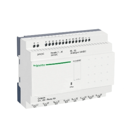 (SR2E201BD) Интеллектуальное реле Zelio 20ВХ/ВЫХ.=24В. Без дисплея. Schneider electric