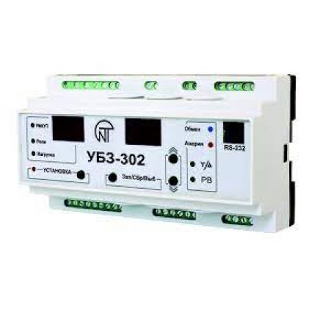 (UBZ-302-01) Универсальный блок защиты двухскоростных асинхронных электродвигателей UBZ-302-01. Новатек-Электро