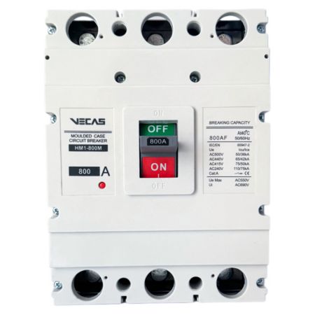 (VCS-000095) Автоматический выключатель HM1-800М 3Р 800А 50кА. 690V AC. VECAS