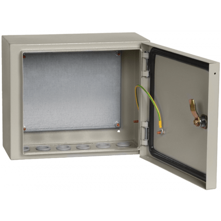 (YKM40-231-54) Корпус металлический ЩМП-2.3.1-0 74 У2. IP54. 250х300х150 с монтажной панелью. IEK