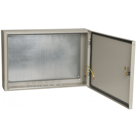 (YKM40-461-54) Корпус металлический ЩМП-4.6.1-0 74 У2. IP54. 400х600х150 с монтажной панелью. IEK