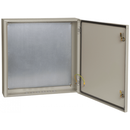 (YKM40-661-54) Корпус металлический ЩМП-6.6.1-0 74 У2. IP54. 600х600х150 с монтажной панелью. IEK