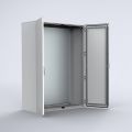 (MKD16124R5) Напольный двухдверный шкаф компактный MKD из листовой стали с монтажной платой. 1600x1200x400 (вхшхг). nVent Hoffman
