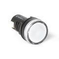 (PB0-LS22-220W) Лампа сигнальная LED индикатор. диаметр 22 мм 220V. белый. Plastim