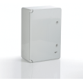 (PP3001) Пластиковый щит с монтажной панелью 200х300х130 IP65. влагозащищенный. непрозрачная дверца. Plastim