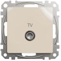 (SDD112471) Розетка TV конечная 4дб Sedna Design. бежевый. Schenider Electric