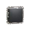 (SDD114116) Одноклавишный кнопочный выключатель Sedna Design. черный. Schenider Electric