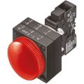 (3SB3244-6BA20) Световой индикатор с гладким светофильтром. со встроенным светодиодом серия 3SB3. AC/DC 24V. красный. SIEMENS