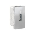 (NU351530) Механизм светорегулятора (диммер) кнопочный. для LED ламп Wiser. UNICA NEW алюминий. Schneider Electric