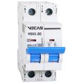 (VCS-000028) Автоматический выключатель HSA3-DC 2P 25А. 4.5кА кривая C. 500V DC. VECAS