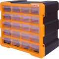 (t011018) Органайзер пластиковый. e.toolbox.pro.18. 20-секционный 267х157х262мм. E.NEXT
