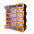 (t011024) Органайзер пластиковый. e.toolbox.pro.24. 24" 18-секционный 381х157х475мм. E.NEXT