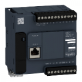 (TM221C16T) Компактный Базовый блок M221-16IO транзист источник. Schneider Electric