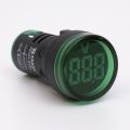 (505017з) Светодиодный вольтметр AD22-DVM DC 5-60В. зеленый. TAKEL