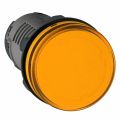 (XA2EVM5LC) Индикаторная лампа серии XA2. круглая. для отверстий Ø 22 мм. 220V AC LED. винтовые клеммы. желтая. Schneider Electric