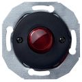 (WDE011248) Кнопка с красной подсветкой RENOVA черная. Schneider Electric