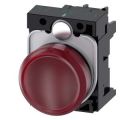 3SU1106-6AA20-1AA0 (3SU1106-6AA20-1AA0) Световой индикатор с гладким светофильтром. со встроенным светодиодом серия 3SU. AC 230V. красный. пластик. SIEMENS