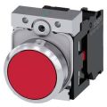 (3SU1150-0AB20-1CA0) Нажимной выключатель с утапливаемой кнопкой серия 3SU. 1NC. красный. SIEMENS