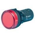 (ECX 2051-220L) Кнопка моноблок с LED лампой. красный. 220В. Comepi