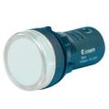 (ECX 2055-127L) Кнопка моноблок с LED лампой. белый. 127В. Comepi