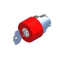 (ECX1175) Кнопка грибовидная без фиксации с ключом. красная. Comepi