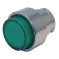(ECX1212) Кнопка выступающая без фиксации с подсветкой. зеленая. Comepi