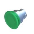(ECX1222) Кнопка грибовидная без фиксации с подсветкой. зеленая. Comepi