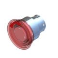 (ECX1226) Кнопка грибовидная с фиксации с подсветкой. красная. Comepi