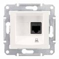 SDN4300123 Компьютерная розетка RJ45 категория 5е неэкранированная UTP Sedna слоновая кость