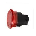 (ECX3225) Кнопка грибовидная без фиксации. с подсветкой прозрачная. Comepi