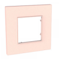 (MGU4.702.37) Рамка одноместная Unica Quadro Pearl розово-жемчужный. Schneider Electric
