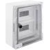 (CP5112) Корпус ударопрочный с АБС-пластика e.plbox.250.330.130.18m.tr.250х330х130мм. IP65 с прозрачной дверью и панелью под 18 модулей. E.NEXT