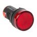 (PB0-LS22-24R) Лампа сигнальная LED индикатор. диаметр 22 мм 24V. красный. Plastim