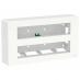 (NU121820) Блок открытой установки unica system. 2х4. UNICA NEW антибактериальный белый. Schneider Electric