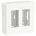 (NU173430) Блок скрытой установки unica system. 3х2. UNICA NEW алюминий. Schneider Electric