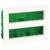 (NU172430) Блок скрытой установки unica system. 2х2. UNICA NEW алюминий. Schneider Electric