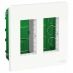 (NU122418) Блок открытой установки unica system. 2х2. UNICA NEW белый. Schneider Electric